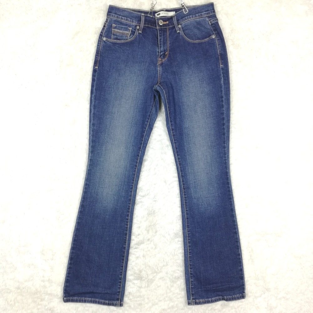 Levi's Womens Jeans 515 Boot Cut Denim Blue‎ Medium Wash Mid Rise 4